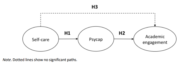 Proposed fully mediated model