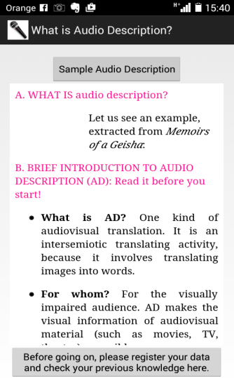 Pantalla Introduction de VISP