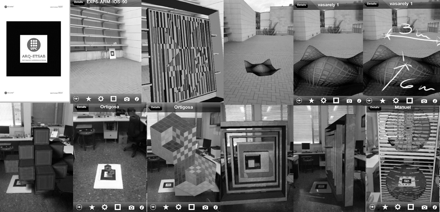 Feasibility studies of the project using ARmedia plugins for SketchUp and 3DSmax on iPhone devices