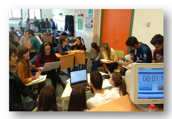 Imagen extraída en el momento de la realización de la técnica del puzzle