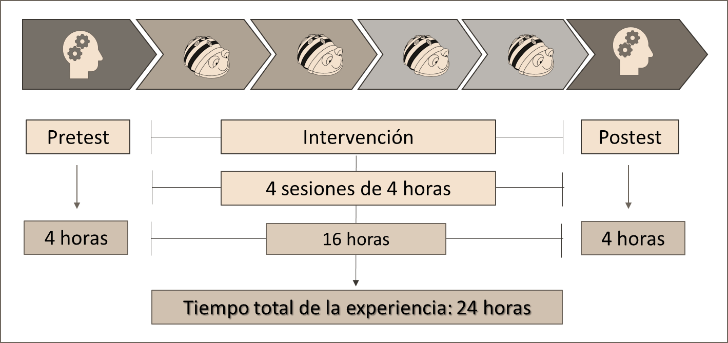 Actividades que componen experiencia de formación y aprendizaje
