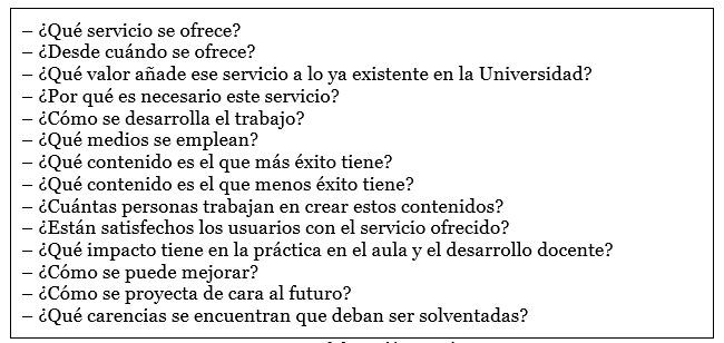 Preguntas para la entrevista en profundidad