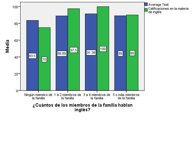 Miembros de la familia que hablan inglés