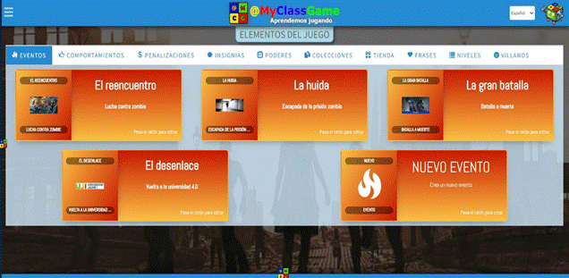 Los componentes del juego