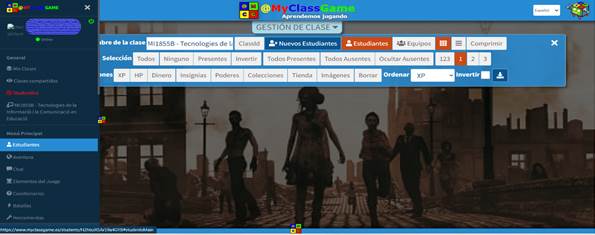 Gamified classroom management