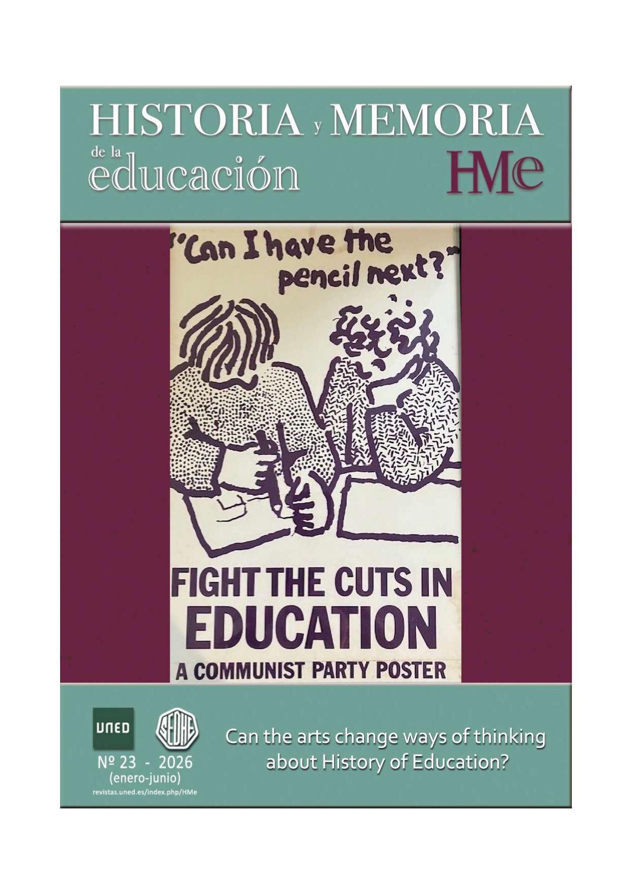 					View No. 23 (2026): Can the arts change ways of thinking about History of Education?
				