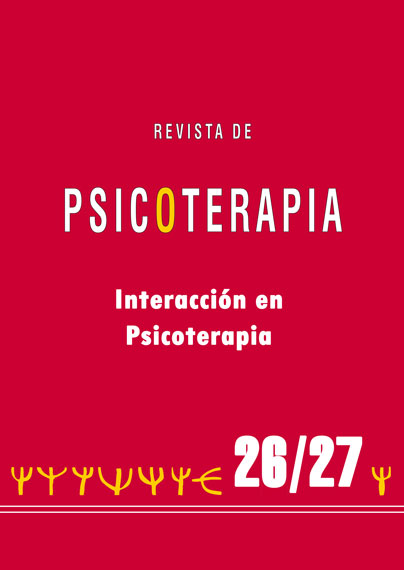 					View Vol. 7 No. 26-27 (1996): Interaction in psychotherapy
				