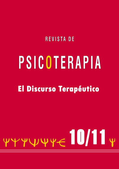 Ver Vol. 3 Núm. 10/11 (1992): El discurso terapéutico