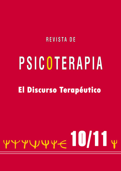 					View Vol. 3 No. 10/11 (1992): Therapeutic discourse
				